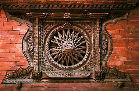 Carved window