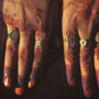 Henna-dye on woman's hand
