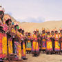 Tibetian funeral procession