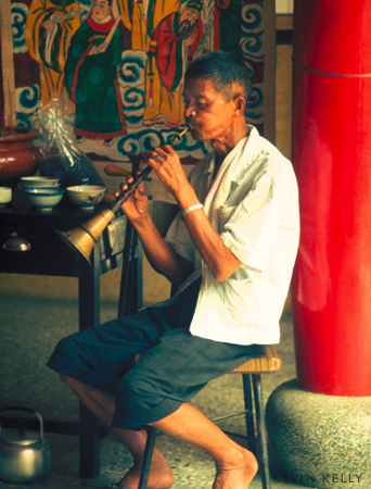 Temple musician